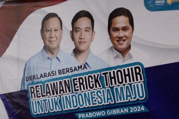 Komunitas relawan Erick Thohir deklarasikan dukung Prabowo-Gibran
