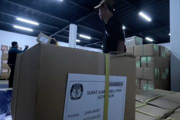 KPU Kota Bogor terima surat suara terakhir Pemilu 2024