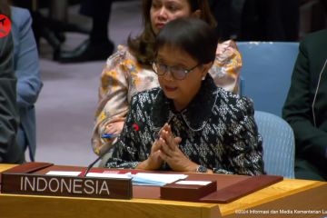 Sikap tegas Menlu Retno di debat terbuka DK PBB saat bicara Palestina