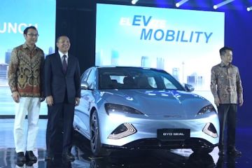 Tiga mobil listrik BYD rilis di Indonesia