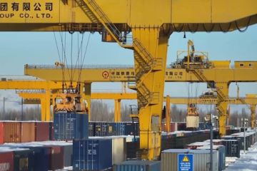 Volume kargo via pelabuhan Horgos di Xinjiang catat rekor tertinggi