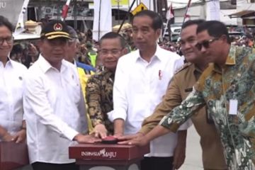 Presiden resmikan jalan daerah ruas Purwodadi-Blora