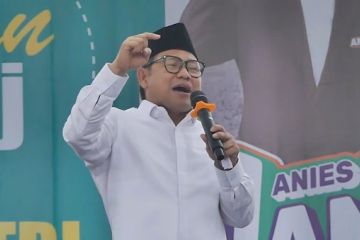 Cak Imin sesalkan bansos beras ditempel stiker paslon