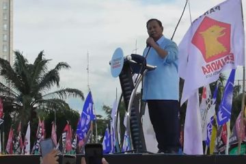 Prabowo minta pendukung jaga surat suara usai pencoblosan