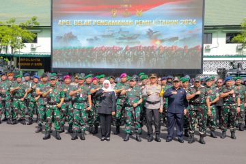 Pangdam: Sebanyak 18.287 pasukan amankan TPS Pemilu di Jatim