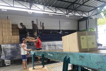 KPU Bali seberangkan logistik ke Nusa Penida h-3 pemilu
