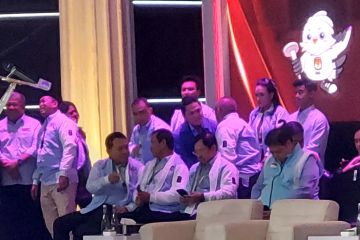 Dokter Terawan duduk di barisan Prabowo-Gibran di debat terakhir
