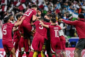 Tuan rumah Qatar ke semifinal usai menang adu penalti lawan Uzbekistan