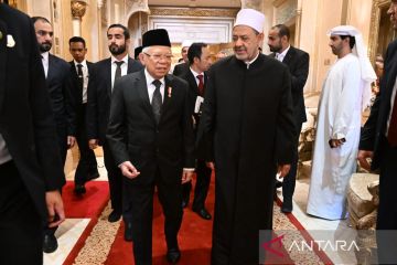 Wapres harap kerja sama Al Azhar Mesir perbanyak cendekiawan moderat