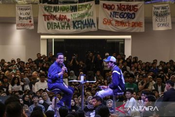 Anies Baswedan hadiri diskusi Desak Anies di Semarang