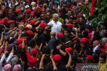 Capres Ganjar kampanye di Yogyakarta