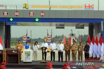 Presiden Jokowi Resmikan Tol Trans Sumatera