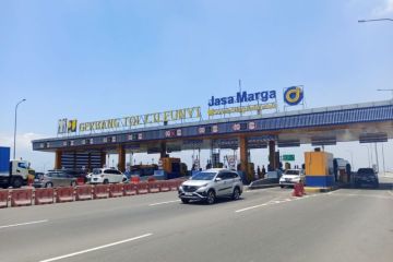 H-1 libur Isra Miraj, lalin di Tol Jabodetabek dan Jabar meningkat