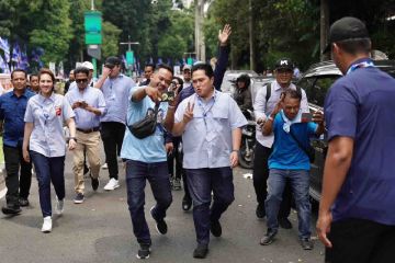 Erick Thohir ajak masyarakat pilih Prabowo-Gibran demi kemajuan bangsa