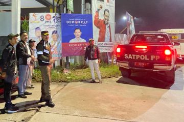 Satpol PP Garut sisir jalanan pastikan bebas dari APK di masa tenang