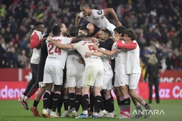 Sevilla tekuk Atletico Madrid 1-0 lewat gol sundulan Romero