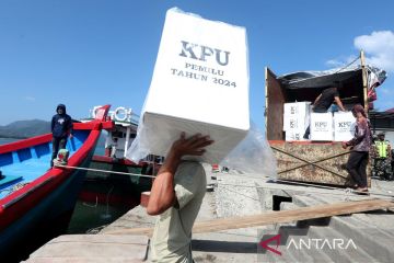 KIP Aceh Besar distribusikan logistik Pemilu 2024 ke pulau terluar