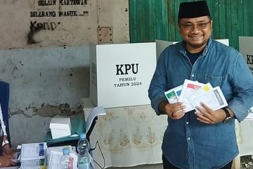 Nyoblos di Rembang, Menag ungkap harapan atas Pemilu 2024