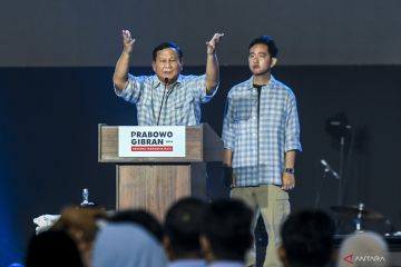 Pidato kemenangan Prabowo-Gibran