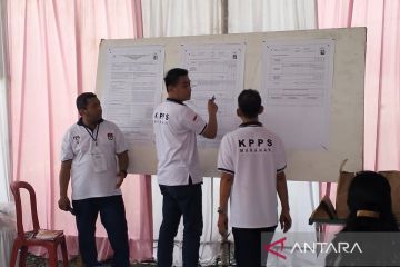 Prabowo-Gibran unggul di TPS 34 Manahan