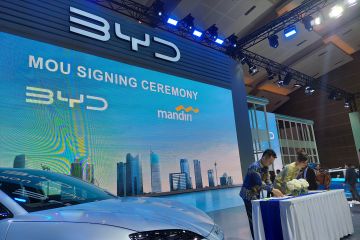 BYD umumkan harga tiga produk mobil di IIMS 2024