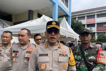 Polres Jakut gelar layanan kesehatan pada petugas penyelenggara pemilu