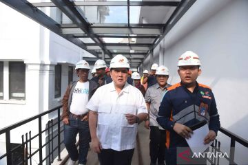 Menteri BUMN tinjau pembangunan Kompleks Antara Heritage Center