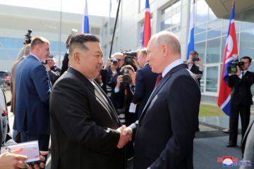 Kim Jong Un ucapkan selamat pada Putin yang terpilih kembali