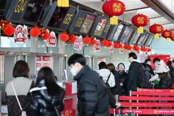 China catat hampir 18 juta perjalanan penumpang udara di libur Imlek