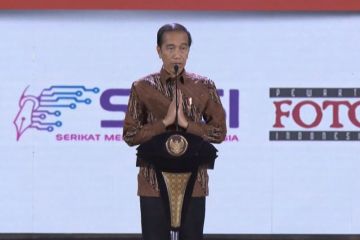 Presiden Jokowi ucapkan selamat HPN 2024 kepada seluruh insan pers