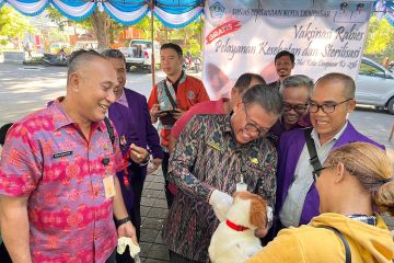 Distan Denpasar beri layanan vaksinasi rabies dan sterilisasi gratis