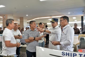 Menhub cek Makassar New Port jelang diresmikan Presiden Jokowi