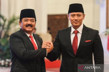 Pelantikan Menko Polhukam dan Menteri ATR/BPN