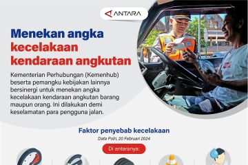 Menekan angka kecelakaan kendaraan angkutan