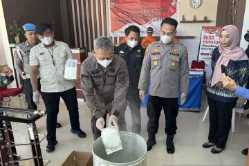 Polda Sulteng musnahkan 3 kilogram sabu-sabu asal Kalimantan Utara