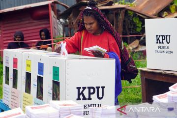 Pemungutan suara ulang di Papua Pegunungan berjalan lancar