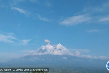 Gunung Semeru kembali erupsi, tinggi letusan capai 900 meter