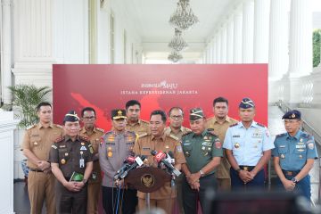 Pj Gubernur Sulsel paparkan rencana pembangunan di depan Jokowi