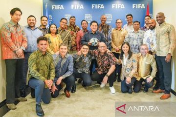 Ketum PSSI Erick Thohir adakan rapat stategis bersama FIFA