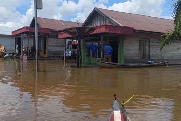 BPBD Kotim evaluasi ulang kondisi banjir Hanjalipan tak kunjung surut