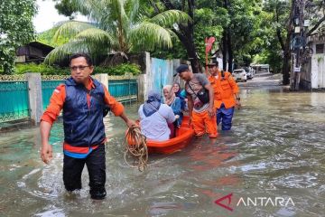 Dua RT dan lima ruas jalan di Jakarta banjir