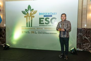 Konsisten Terapkan Prinsip ESG, Bank DKI Raih Penghargaan ESG Recognized Commitment