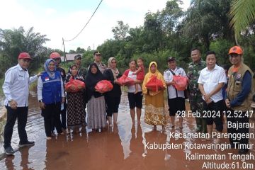 Pemkab Kotim beri bantuan sembako untuk 1.110 KK korban banjir