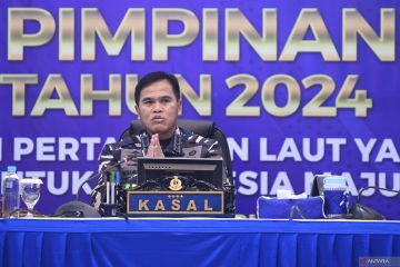 KSAL Laksamana TNI Muhammad Ali hadiri Rapim TNI AL 2024