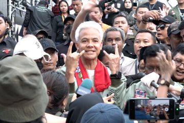 Ganjar sampaikan terima kasih ke Jokowi karena tidak ikut kampanye