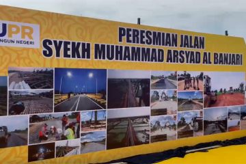 Gubernur Kalsel resmikan Jalan Syekh Muhammad Arsyad Al Banjari