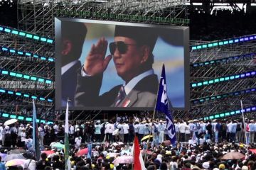 Prabowo suarakan persatuan pada kampanye akbar di GBK