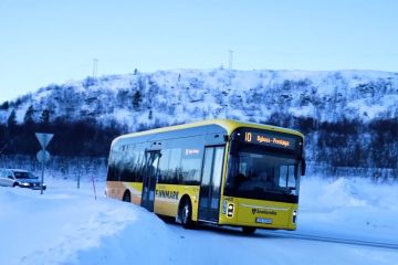 Bus energi baru dari China beroperasi rutin di lingkar kutub utara