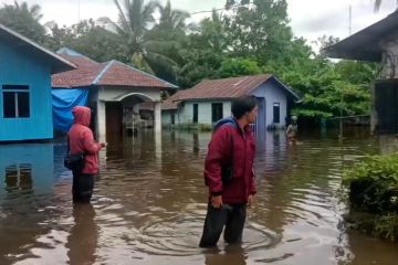 Hujan deras, belasan rumah di Kota Palangka Raya terdampak banjir