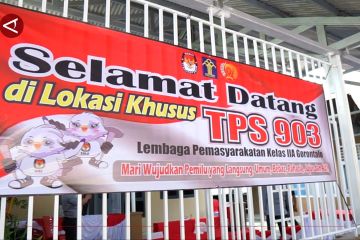 Mengintip persiapan TPS khusus dalam Lapas Gorontalo